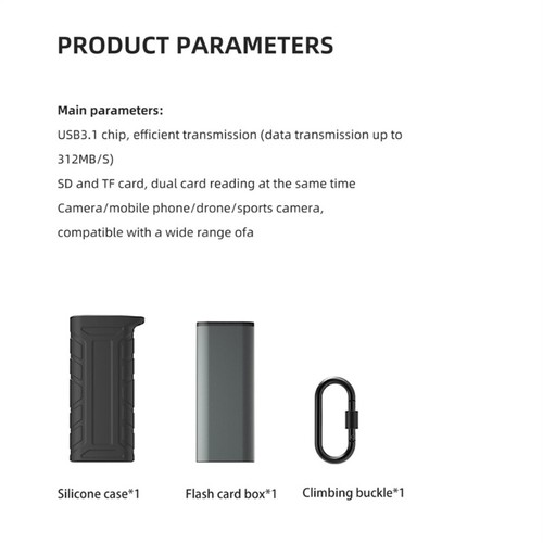 Memory Card Hub USB 3.1 5Gbfor Camera Memory Card Case Quick File Transfer - 第 4/8 張圖片