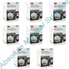 *160-Pieces* 3M Particulate Respirator N95 Protective Face Mask W/Noseclip 8210