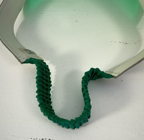 Vintage Carowinds Green Clear See Through Visor * Elastic Stretched Out - Picture 11 of 21