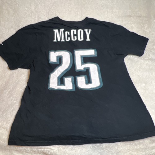Nike Philadelphia Eagles T Shirt Mens Extra Large NFL Football #25 LeSean McCoy - 第 6/6 張圖片