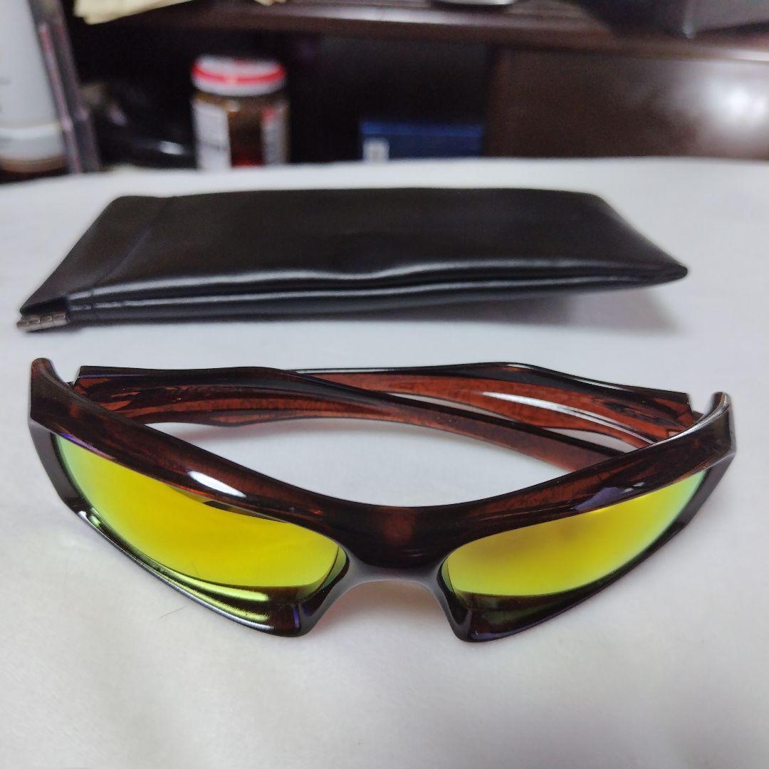 Out of print OAKLEY MONSTER PUP gold mirror clear brown