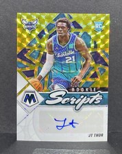 2021-22 Mosaic Scripts GOLD - JT Thor Rookie RC Auto #RS-JTH Prizm Hornets