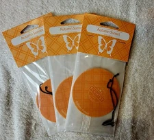3 New Scentsy Scent Circle Hanging Car Air Refresh Autumn Sunset