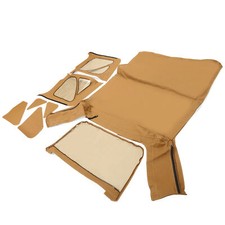 Fit 97-06 Jeep Wrangler Tj Soft Top Frame Sailcloth Replacement Wtinted Windows