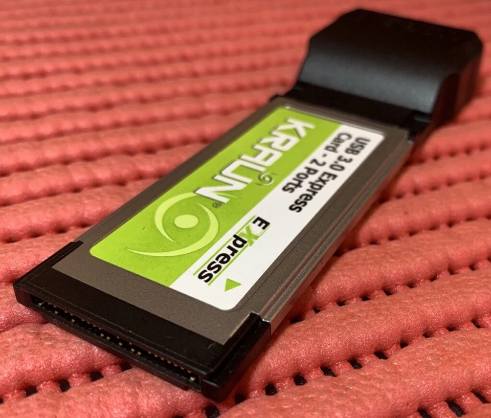 SCHEDA EXPRESS CARD USB 3.0 2 PORTE KRAUN KR.GH NUOVA COMPLETA - VEDI FOTO - Immagine 4 di 4