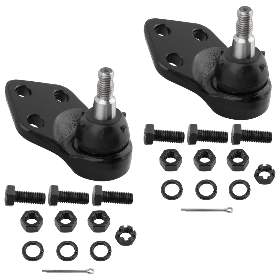 4PCS Front Lower Ball Joints Outer Tie Rod Ends For Buick Cadillac Olds Pontiac - Image 4 of 4