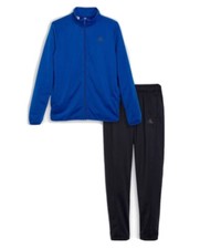 Image of New Boys Adidas Tricot  Tracksuit Jacket & Joggers Black Size 13 /14 Years