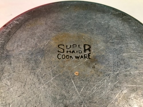 Vintage Super Maid Cookware Round Dutch Oven 10" X 4" with Lid Made USA Nice - Picture 11 of 14