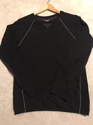 ClimateRight by CuddlDuds Seamless Base Layer Warm Top Size Women XL Black EUC