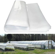 Greenhouse Plastic Cover Clear 6mil 5yr Poly Film 13-30 Widths x Various Lengths