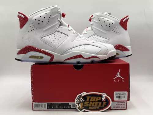 New Air Jordan 6 Retro Red Oreo 2022 Size 11 Authentic Rare Aj6 Ds Michael Jorda