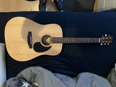 Ditson D-10 Dreadnought Akustik Western Gitarre Sitka Fichte Mahagoni Set Gigbag