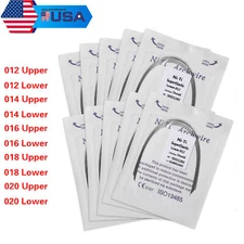 10 packs Arcos de Dental Ortodoncia Redondos Niti Arco de Alambre Su Arch Wire