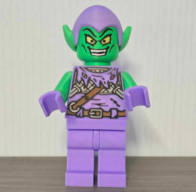 3D PRINTED - LEGO INSPIRED -  GREEN GOBLIN  FIGURINE -9''  TALL
