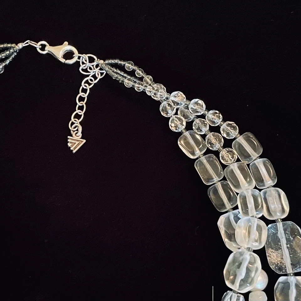 Collar de plata de ley Silpada blanco calor N1789 Foto 2 de 4