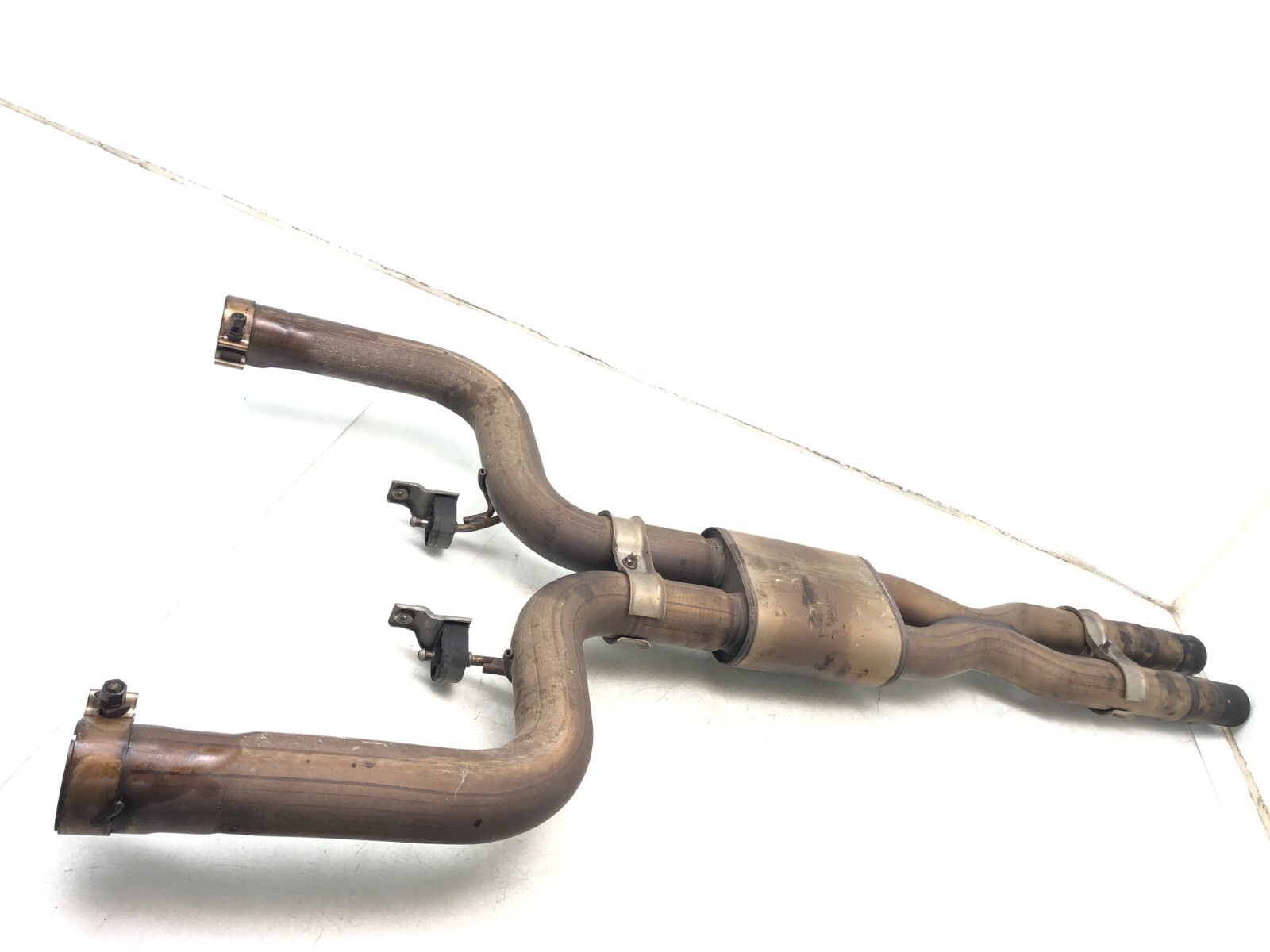 2014-2017 MASERATI GHIBLI S 3.0L V6 EXHAUST SILENCER RESONATOR ASSEMBLY OEM.