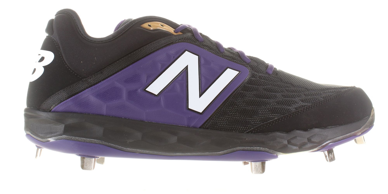 New Balance Mens L3000bp4 Black Baseball Cleats Size 17 (2E) (7691895)