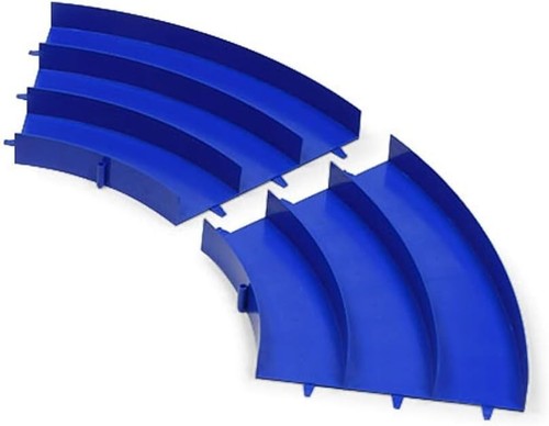 Tamiya Mini 4WD Japan Cup Junior Circuit Curve (Blue/Red) Set of 4 each 69578 - Picture 11 of 12