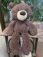 Gund  Fuzzy  Bear Stuffed Animal Plush Brown Lovable Cuddle 13   Soft Sherpa