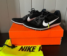 NIKE Zoom Matumbo 3 Black White Volt Mens 7 Track Running Shoe Spikes New in Box