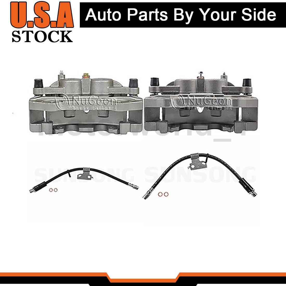 Front Brake Hose Line wtih Calipers Fits 2007 2008 2009 Ford Expedition_