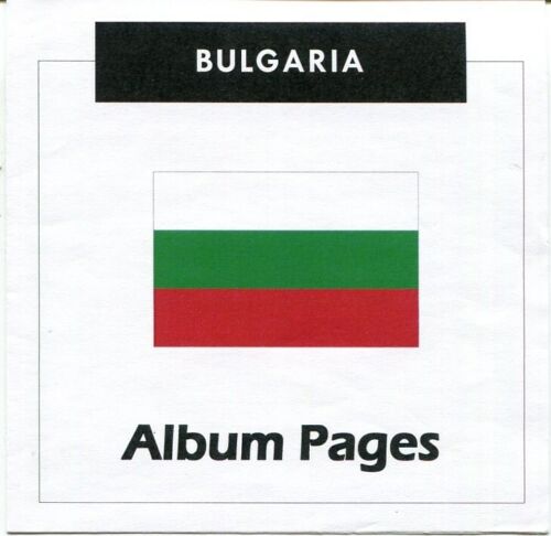 Bulgaria CD-ROM  Stamp Album 1879-2019 Album Pages Classic Stamps Illustrated