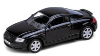 Blitz Versand Audi Tt Schwarz / Black Welly Modell Auto 1:34 Neu & Ovp