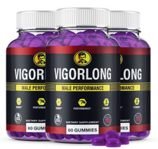  3 Pack VigorLong Gummies for Men   Vigor Long Male Gummies All-Natural