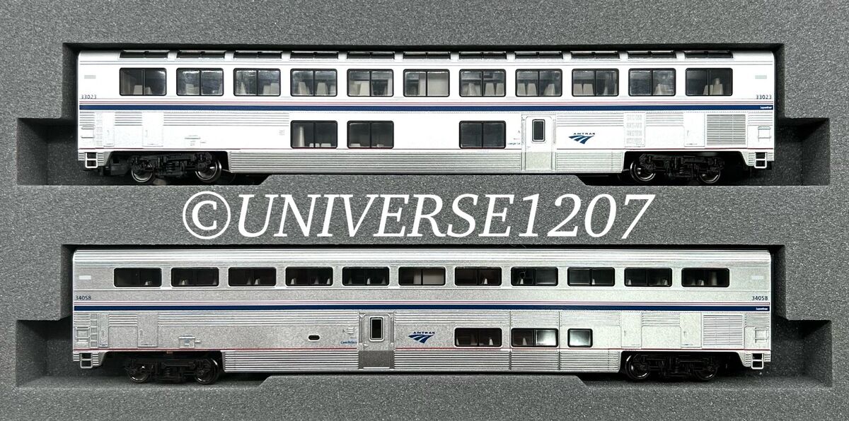 N Scale Kato 10-1789 Amtrak Superliner Phase VI 6-Car Set N Scale Kato 10-1789 Amtrak Superliner Phase VI 6-Car Set