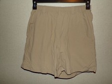 Columbia PFG Swim Trunks Men s Size Small Mesh Lined Beige Elastic Waist Pockets