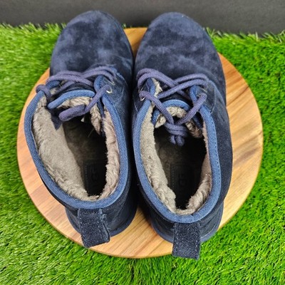 UGG Boots Neumen Chukka Mens 11 Navy Blue Lace Up Casual Ankle Top SN 3236 UGG Boots Neumen Chukka Mens 11 Navy Blue Lace Up Casual  main image 4