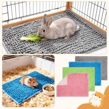 Washable Washable Pet Pad Non Slip Fleece Bedding Mat  Guinea Pig