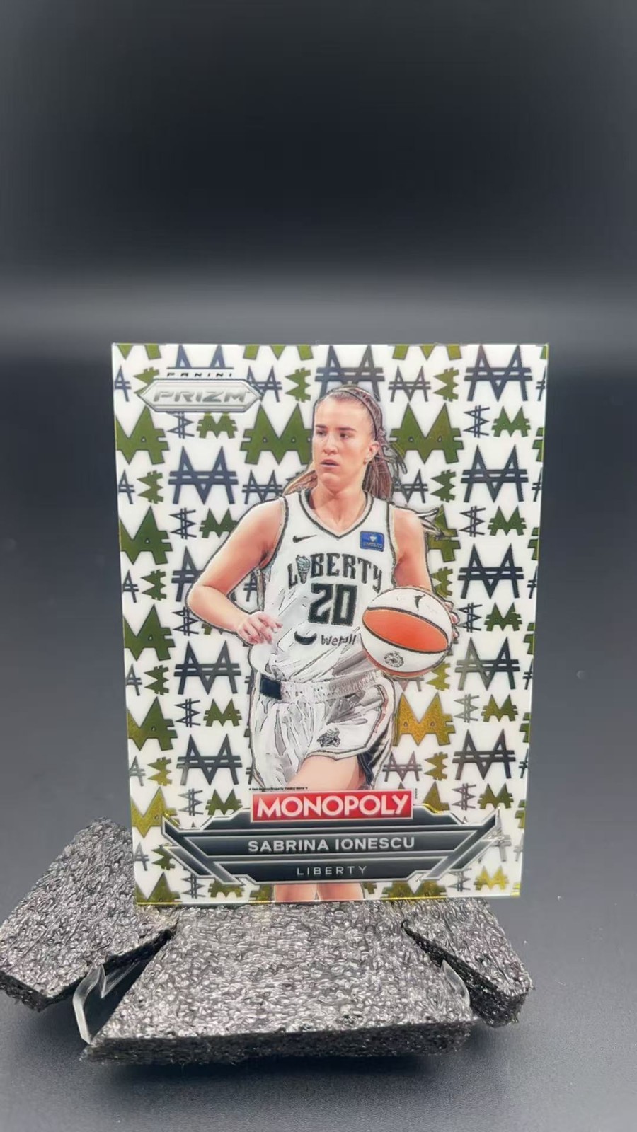 2024 Panini Prizm WNBA Monopoly Sabrina Ionescu Millionaire White SSP #13384 B