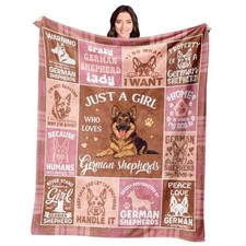 German Shepherd Blanket 60"x 50", German Shepherd german shepherd 60" x 50"