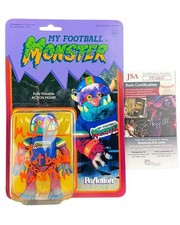 Mark Parr signed Super 7 ReAction Figure Football My Pet JSA Authentication