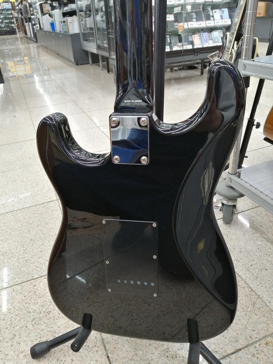 Fender Japan ST62-ALLBK Stratocaster Black Chrome Parts Made in