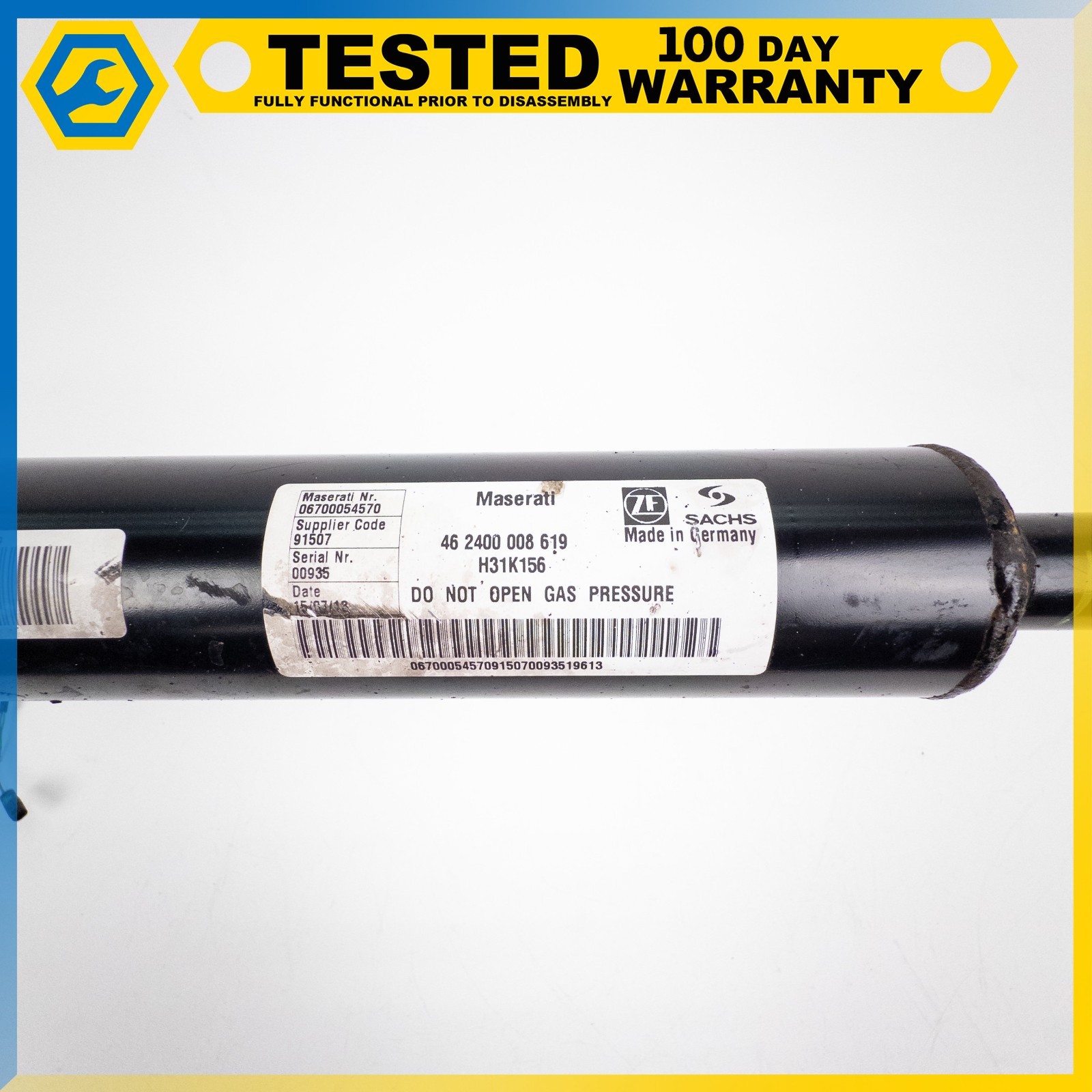 14-19 MASERATI QUATTROPORTE GHIBLI REAR LEFT & RIGHT SHOCK STRUT ABSORBER SET OE