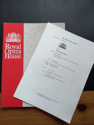 1989 Royal Opera House Romeo & Julia Ballettprogramm Prokofjew Covent Vintage