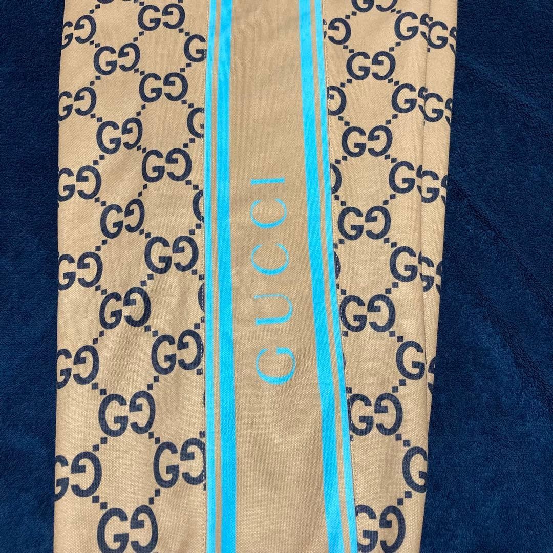 USED GUCCI JUMBO GG OVERSIZED TRACK PANTS JERSEY HOODIE ACCEPTABLE image 2
