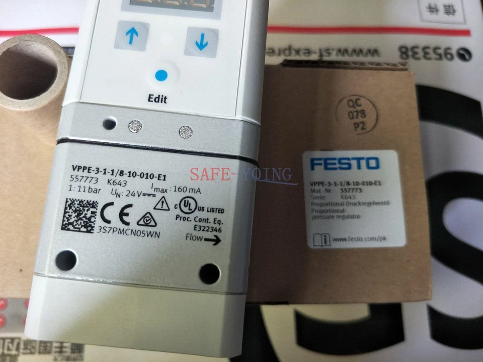 1PCS NEW FESTO PROPORTIONAL VALVE VPPE-3-1-1/8-10-010-E1 557773 FAST DELIVERY - Image 2 of 4