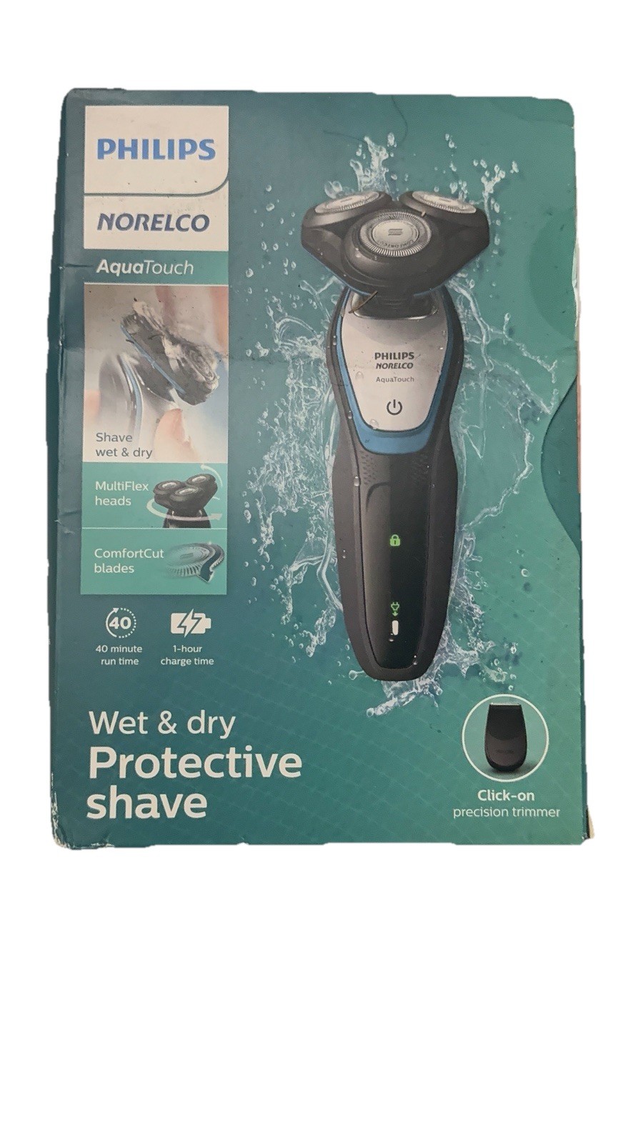 PHILIPS NOREOLCO AquaTouch Wet & Dry MultiFlex Heads Comfort Cut Blade SHAVER