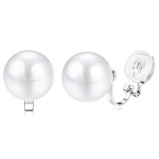 Clip on Earrings for Women Girls Long Dangle Drop Earrings Non Pierced Shell Ear