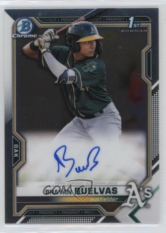 2021 Bowman Chrome Prospects Auto Brayan Buelvas #CPA-RDC Auto yl0