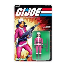 Super7 Reaction G.I. Joe Daina Cartoon - 4 G.I. Joe Action Figure with Acces
