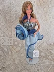 Vintage 80s Dream Date PJ Superstar Barbie Doll Steffie Face Fashion Dress blue