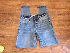 Refuge Womens Skinny Jeans Mid Rise Size 4 Button Zip