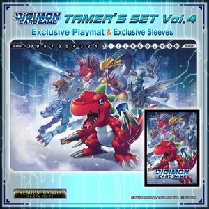 Digimon Tamer's Set Vol. 4 PB-10 Sealed Playmat & Sleeves