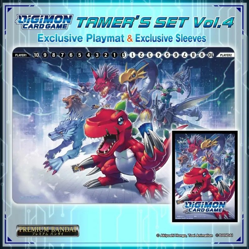 Digimon Tamer's Set Vol. 4 PB-10 Sealed Playmat & Sleeves