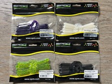 SPRO 3inch Wave Tail Grub JDM Soft Plastic Fi...