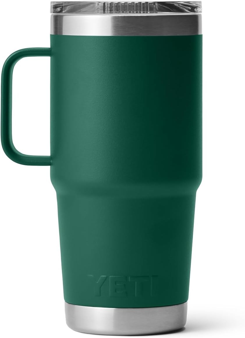 YETI Rambler 20 oz Travel Mug Stainless Steel Vacuum Insulated with Stronghold 7190₽